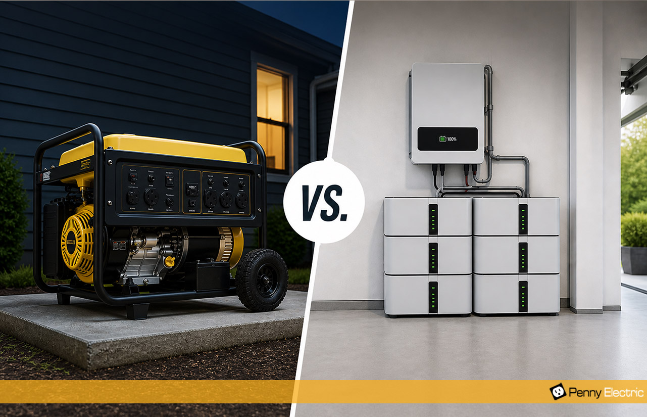 Backup Generator vs. Battery Backup